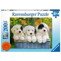 Ravensburger Puzzle 200pc XXL - Cuddly Puppies