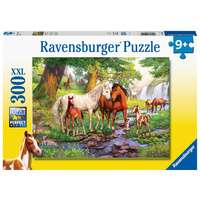 Ravensburger Puzzle 300pc XXL - Horses by the Stream