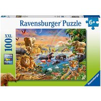 Ravensburger Puzzle 100pc XXL - Savannah Jungle Waterhole