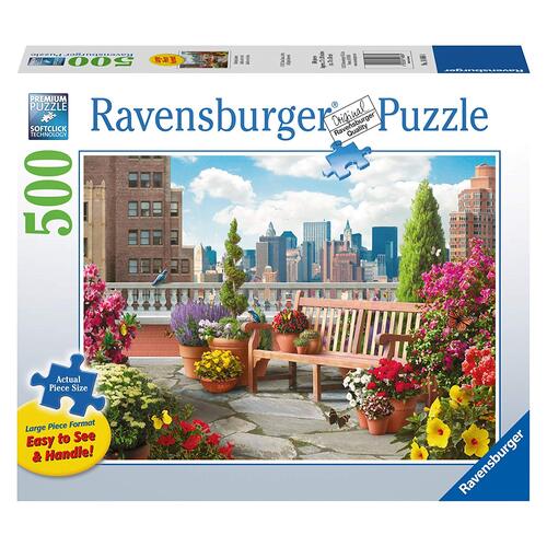 Ravensburger Puzzle 500pc Large Format - Rooftop Garden