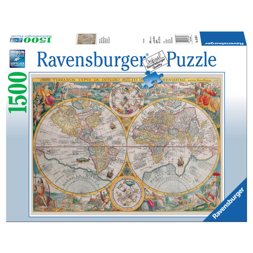 Ravensburger Puzzle 1500pc - Historical Map