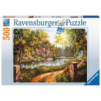 Ravensburger Puzzle 500pc - Cottage by the River