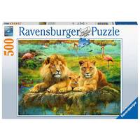 Ravensburger Puzzle 500pc - Lions in the Savannah