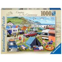 Ravensburger Puzzle 1000pc - Leisure Days 5 Camping Caravanning