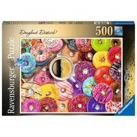 Ravensburger Puzzle 500pc - Doughnut Disturb!