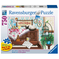 Ravensburger Puzzle 750pc Large Format - Piano Cat