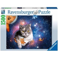 Ravensburger Puzzle 1500pc - Cats Flying to Outer Space