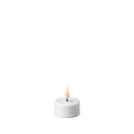 Deluxe Homeart Flameless Tealight Candle - White 4.1 x 4.5cm (Set of 2)