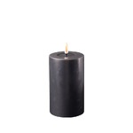 Deluxe Homeart Flameless Candle - Black 7.5 x 12.5cm