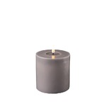 Deluxe Homeart Flameless Candle - Grey 10 x 10cm