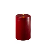 Deluxe Homeart Flameless Candle - Bordeaux 10 x 15cm