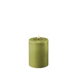 Deluxe Homeart Flameless Candle - Olive Green 7.5 x 10cm