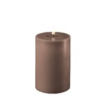 Deluxe Homeart Flameless Candle - Mocca 10 x 15cm