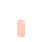 Deluxe Homeart Flameless Candle - Light Pink 5 x 12.5cm