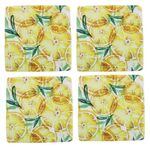 NF Living Resin Coasters - Feeling Zesty (Set of 4)