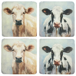 NF Living Resin Coasters - Moo-La-La (Set of 4)