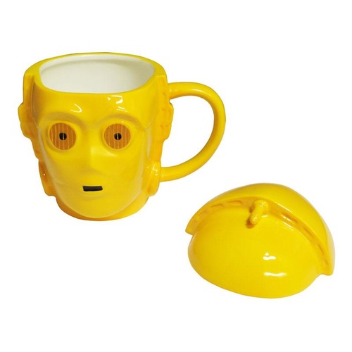 Star Wars 3D Mug With Lid - C-3PO