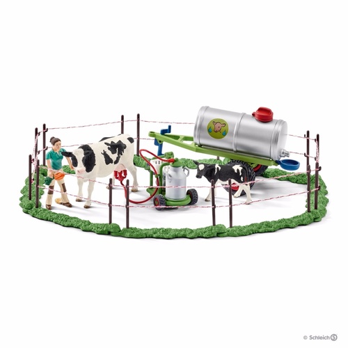 Schleich Farm World - Cow Family On The Pasture