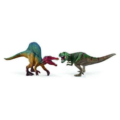 Schleich Dinosaurs - Spinosaurus and T-rex small