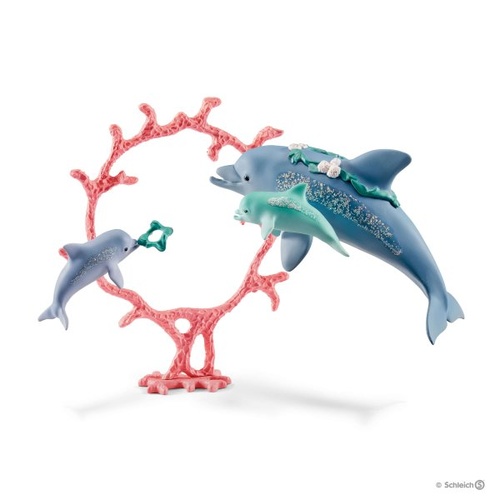 Schleich Bayala - Dolphin Mum with Babies