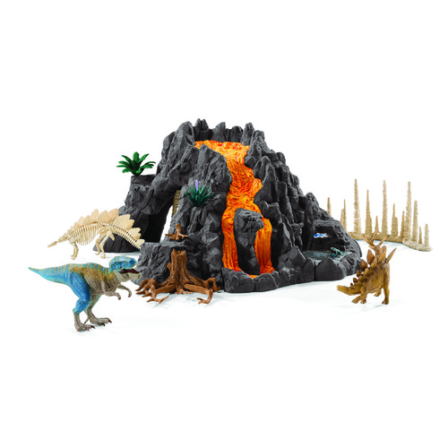 Schleich Dinosaurs - Giant Volcano With T-Rex