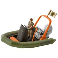 Schleich Wild Life - Dinghy with Ranger