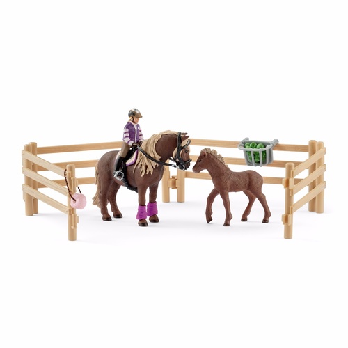 Schleich Horse Club - Rider With Icelandic Ponies