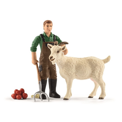 Schleich Farm World - Farmer With Goat