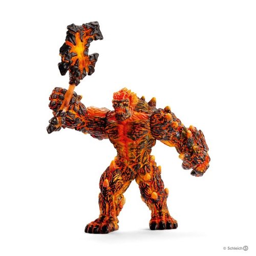 Schleich Eldrador Creatures - Lava Golem With Weapon