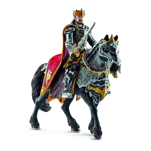 Schleich Eldrador - Dragon knight king on horse