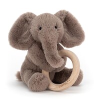 Jellycat Shooshu Wooden Ring Toy - Elephant