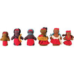 Traditional Style Aboriginal Family - 6 pieces - Fair Trade