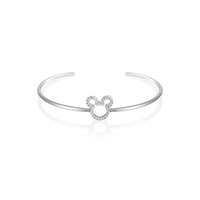 Disney Couture Kingdom Precious Metal - Mickey Mouse - Crystal Outline Bangle