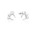 Disney Couture Kingdom Precious Metal - Minnie Mouse - Headband Stud Earrings Silver