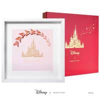 Disney x Short Story Large Wall Art - Disney Castle Pink