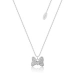 Disney Couture Kingdom Precious Metal - Minnie Mouse - Bow CZ Necklace Silver