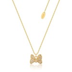 Disney Couture Kingdom Precious Metal - Minnie Mouse - Bow CZ Necklace Gold