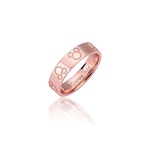 Disney Couture Kingdom Precious Metal - Mickey Mouse Band Ring Rose Gold Small