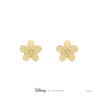 Disney x Short Story Earrings Mulan Sakura - Gold