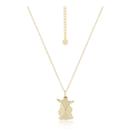 Disney Couture Kingdom - D100 - Star Wars Mandalorian Grogu Facet Necklace Yellow Gold