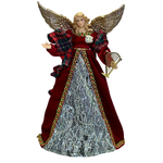 Christmas Tree Topper Angel - Red