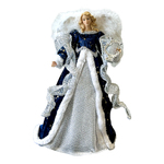 Christmas Tree Topper Angel - Blue