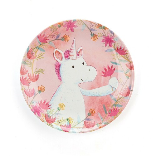 Jellycat Melamine Plate - Unicorn Dreams