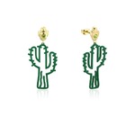 Streets Couture Kingdom - Bubble O'Bill - Cactus Drop Earrings Gold