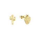 Streets Couture Kingdom - Bubble O'Bill - Cactus Mix-Match Stud Earrings Gold