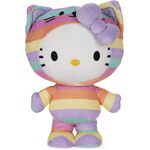 Hello Kitty and Friends Plush - Hello Kitty in Rainbow Outfit 24cm