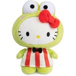 Hello Kitty and Friends Plush - Hello Kitty in Keroppi Costume 24cm