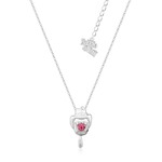 Streets Couture Kingdom - Bubble O'Bill - Pink Crystal Nose Necklace Silver