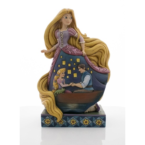 UNSTAMPED SAMPLE - Jim Shore Disney Traditions - Royal Gown Rapunzel from Tangled Enlightened Love