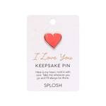 Splosh Valentine's Day - I Love You Keepsake Pin